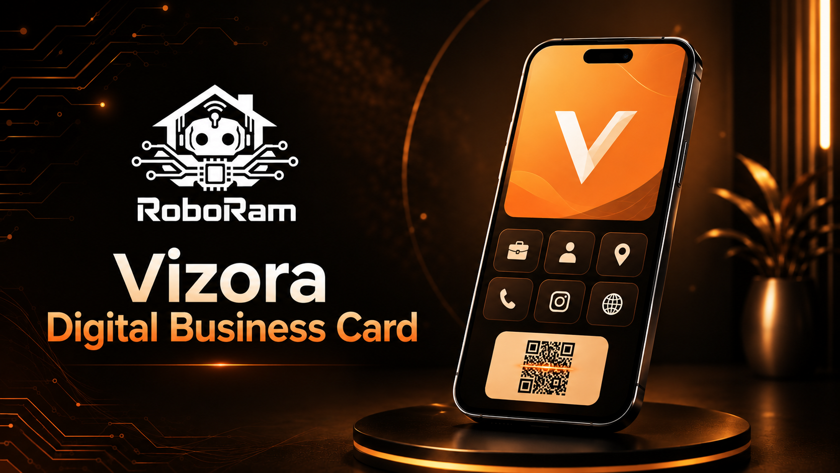 Vizora Digital Business Card
